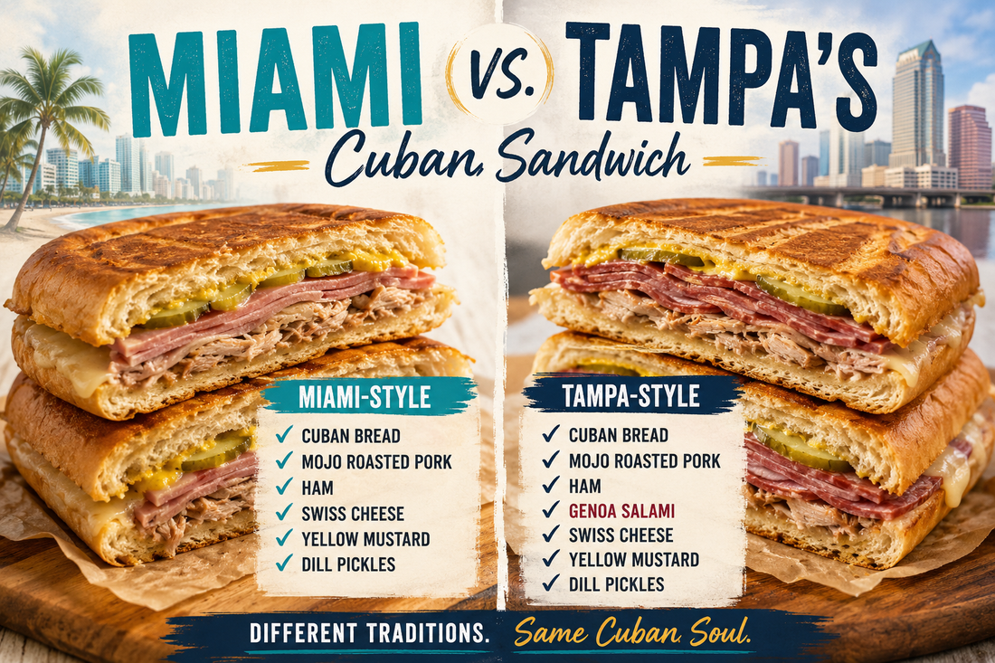 Miami vs. Tampa Cuban Sandwich: What’s the Difference?